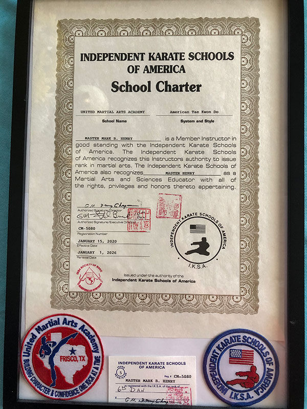 School Charter Certificate